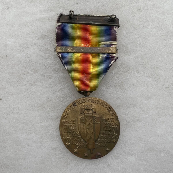 WW1 US Victory Medal With France Bar - Image 3