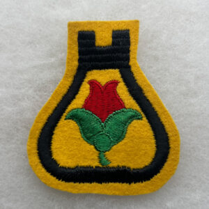 US Army 24th Cavalry Division Patch Embroidered On Felt