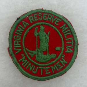 WW2 Virginia Reserve Militia Minute Men Patch Twill Rare