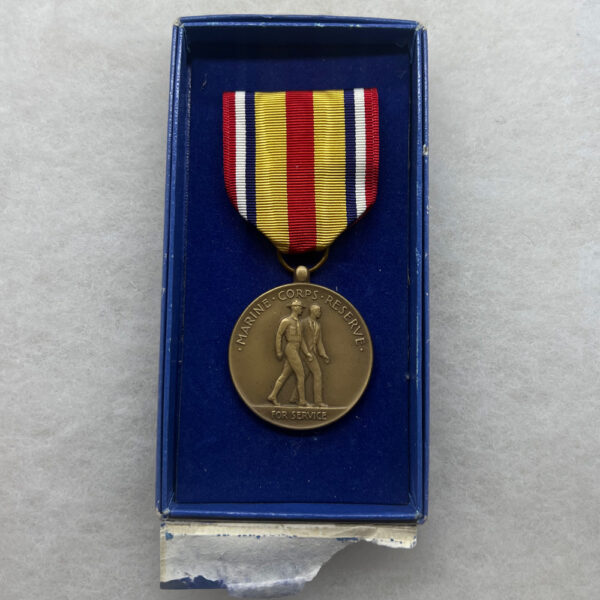 US Marine Corps Reserve Service Medal Boxed Medallic Arts