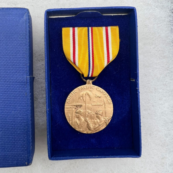 WW2 US Navy Asiatic Pacific Campaign Medal Boxed - Image 2