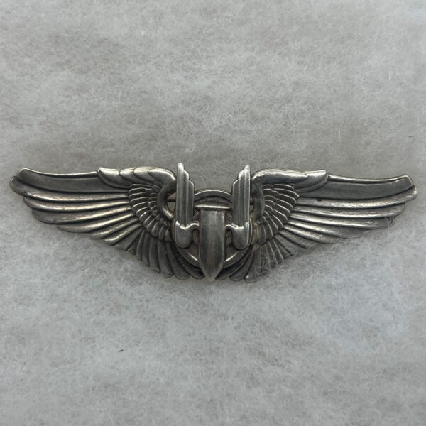 WW2 US Army Air Force Gunner Wing Sterling Gemsco 3 1/8 Inch