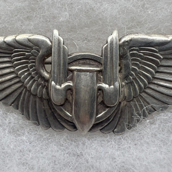 WW2 US Army Air Force Gunner Wing Sterling Gemsco 3 1/8 Inch - Image 2