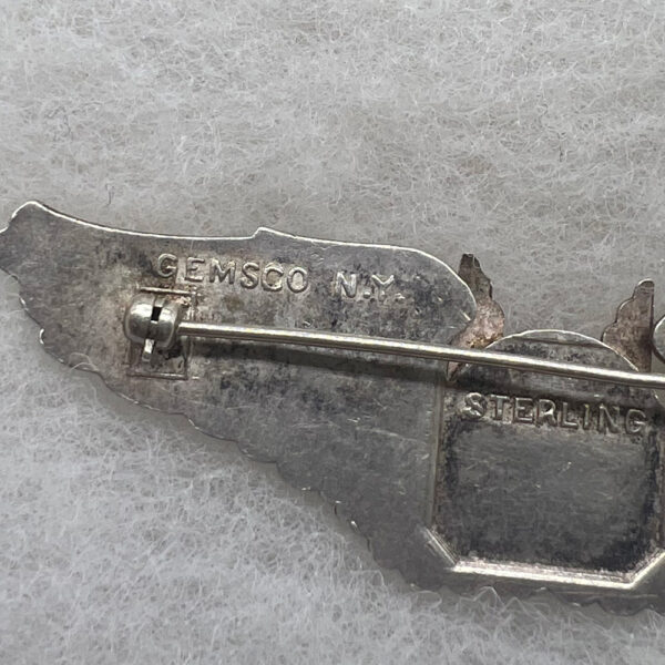 WW2 US Army Air Force Gunner Wing Sterling Gemsco 3 1/8 Inch - Image 4