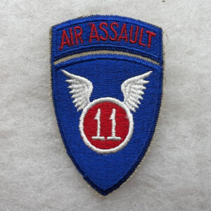 US Army 11th Airborne Air Assault Patch Attached Tab
