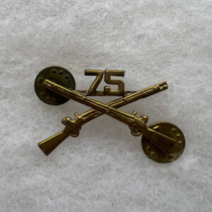 WW2 US Army 75th Infantry Officer Collar Insignia