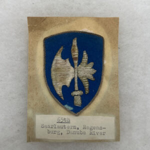 WW2 US Army 65th Infantry Division Patch German Made Bullion