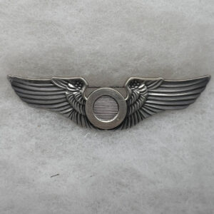 WW2 US Army Air Force Observer Wing Pinback Sterling Juarez 3 Inch