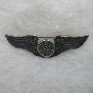 WW2 US Army Air Force Air Crew Wing Pinback Sterling Juarez 3 Inch