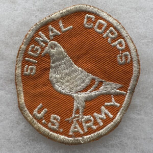 WW2 US Army Pigeon Signal Corps Patch Twill Rare