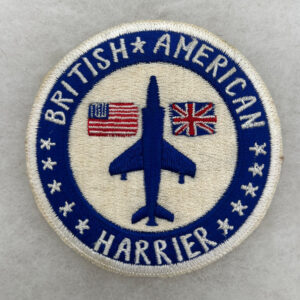 USAF British American Harrier Patch Japanese Made