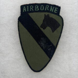 US Army 1st Cavalry Division Airborne Patch Vietnamese Made Subdued