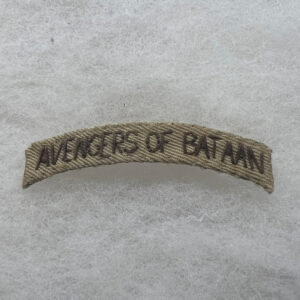 WW2 US Army 38th Infantry Division Tab "Avengers Of The Bataan" Tab Theater Made