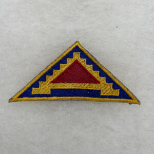 US 7th Army Patch German Made Gold Border