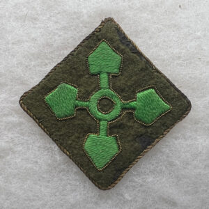 US Army 4th Infantry Division Patch Bullion German Made