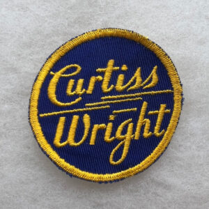 WW2 US Curtiss Wright Aircraft Patch Twill