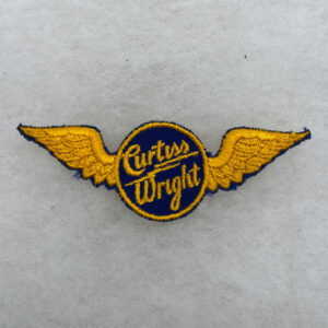 WW2 US Curtiss Wright Aircraft Patch Twill