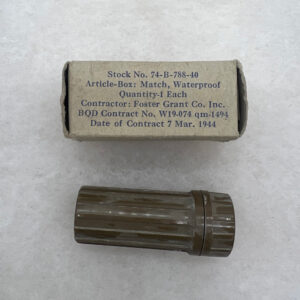 WW2 US Waterproof Match Box In Original Box 1944