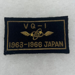 US Navy VQ-1 Squadron Souvenir Tape / Patch Japanese Made Bullion