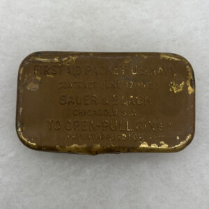 WW1 US Navy First Aid Packet 1918 Bauer & Black Rare