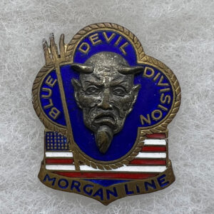 WW2 US Army 88th Infantry Division Morgan Line DUI Italian Made Rare