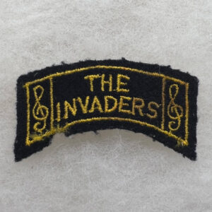 WW2 US Army "The Invaders" Band Tab Felt