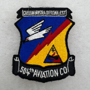 US Army 504th Aviation Company 4th Armored Pocket Patch German Made