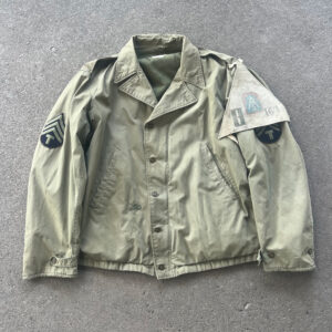WW2 US 5th Army M41 Field Jacket With Theater Made Brassard Named