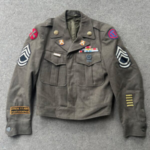 WW2 / Korean War US 8th Army / 9th Corps Photographer Ike Jacket Japanese Made SSI