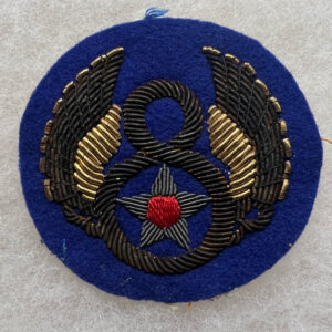 WW2 US 8th Army Air Force Patch Bullion English Made