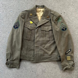 WW2 US Army 91st Infantry Division Ike Jacket Italian Made Patch