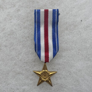 US Silver Star Medal Miniature