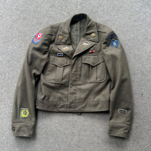 WW2 US Army 88th Infantry Division Ike Jacket Bullion Italian Made Patch / DUIs Stunning