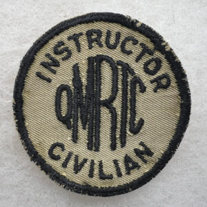 WW2 US QMRTC Civilian Instructor Patch Twill