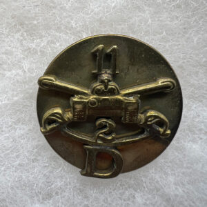 1950s US Army 11th Armored Cavalry Enlisted Collar Disk German Made