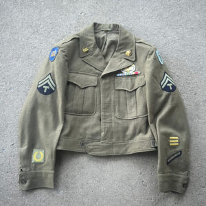 WW2 US Army 36th / 100th Infantry Division Combat Medic Uniform Theater Made Badge