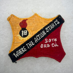 US Army 30th Ordnance Company Pocket Patch Korean Made