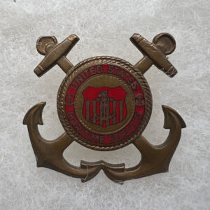 WW2 US Merchant Service Hat Badge