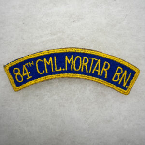 WW2 US Army 84th Chemical Mortar Battalion Tab