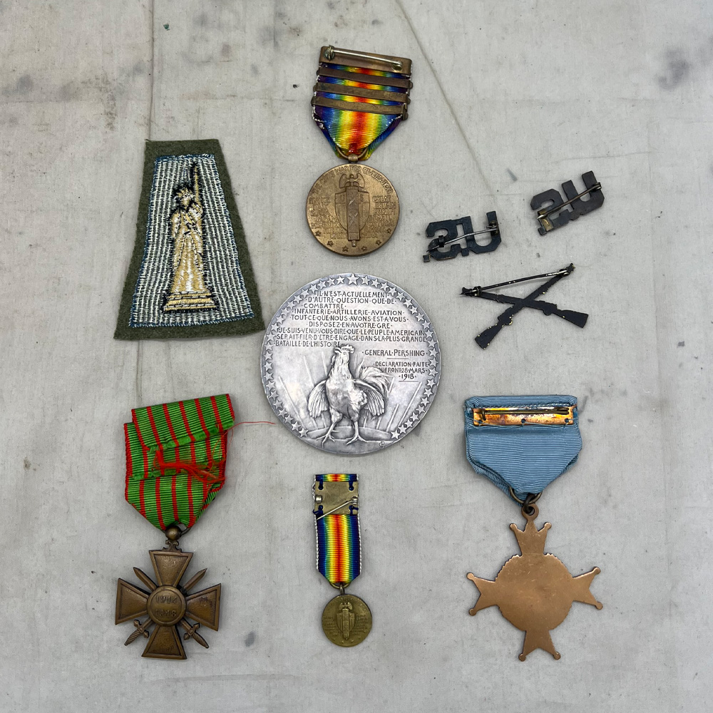 WW1 US Army 77th Infantry Division Major General Medal / Patch Grouping - Image 5
