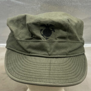 WW2 US Marine Corps HBT Cap Named