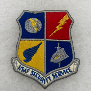 US Air Force Security Service Patch Felt German Made With Snaps