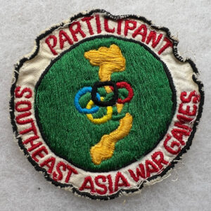 Vietnam War US Southeast Asia War Games Participant Patch Theater Made