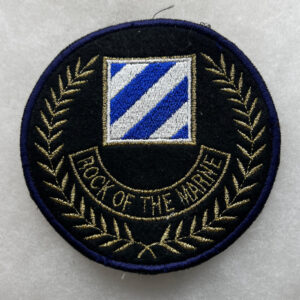 US Army 3rd Infantry Division Rock Of The Marne Patch Felt German Made