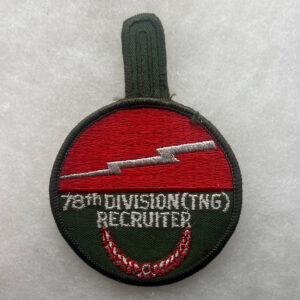 US Army 78th Infantry Division Recruiter Pocket Hanger