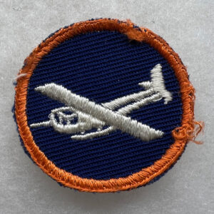 WW2 US Army Airborne Signal Glider Enlisted Cap Patch Twill Rare