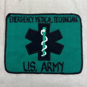 US Army Emergency Medical Technician Patch German Made