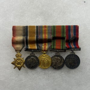 WW1 / WW2 British Miniature Medal Bar Rack