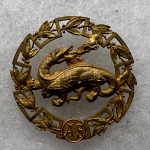 WW1 French Army 501st Artillery (Tanks) Armored Badge Rare