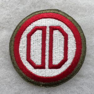 WW2 US Army 31st Infantry Division Patch OD Border Greenback